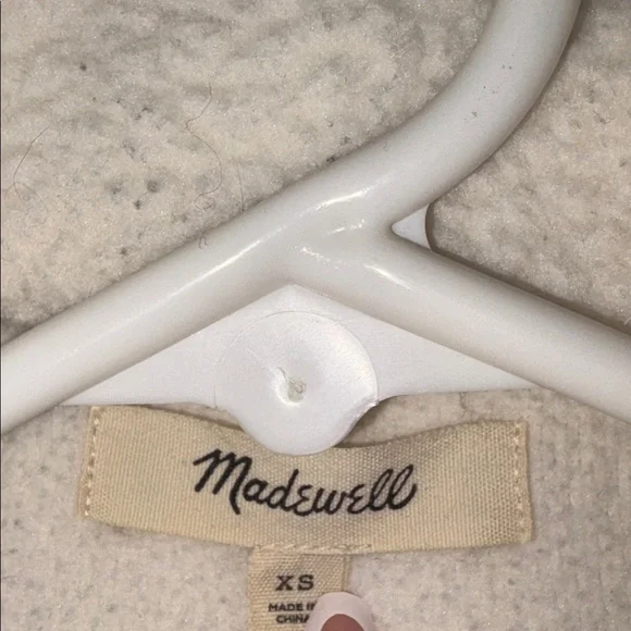 Madewell Oversized Fleece Sweatshirt Size XS - Picture 5 of 9